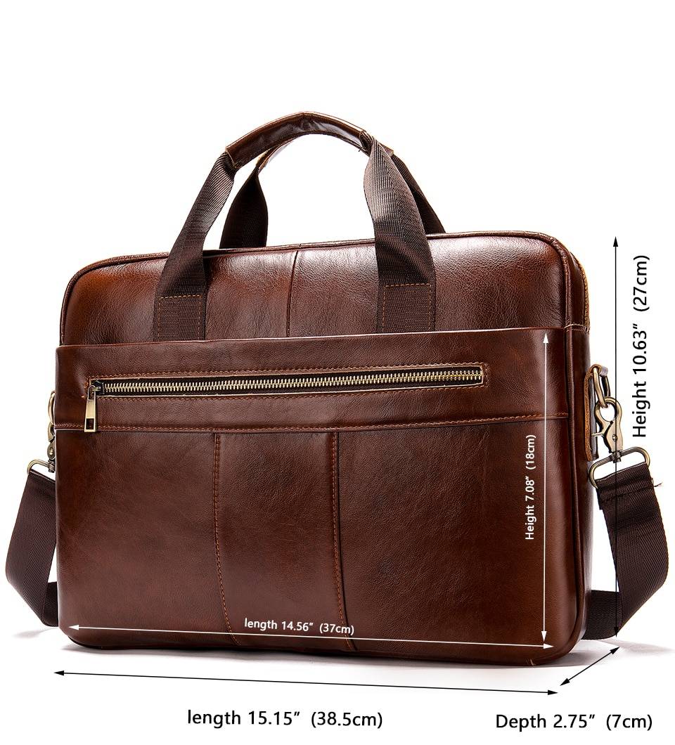 Mr. International - Men's Business Style Leather Bag