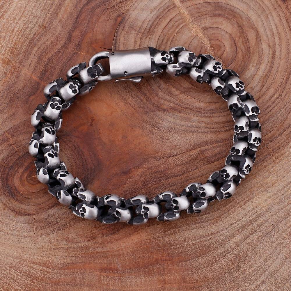 Mr International Men S Skulls Shaped Bracelet   4779 D65870a32fcae6dcf894a51efea9a91e 