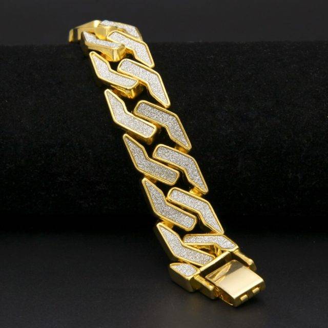 mens cuban chain bracelet