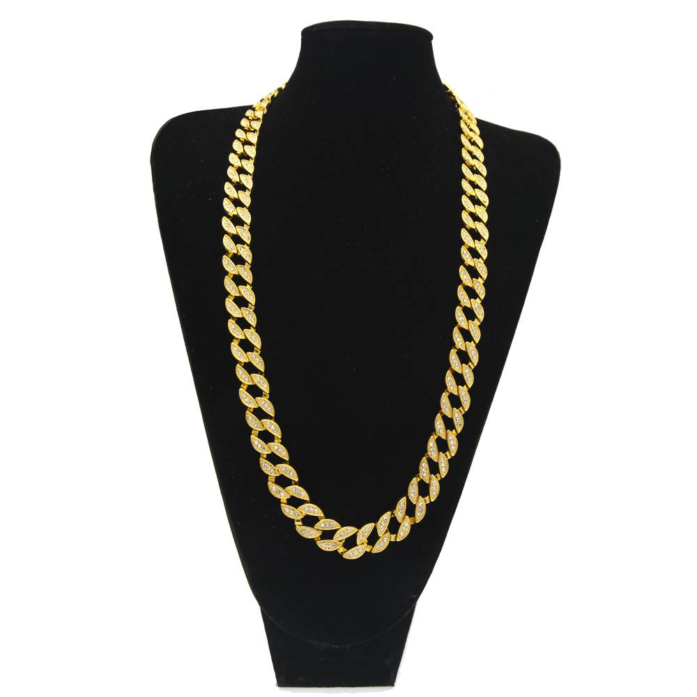 Mr. International - Men's Hip Hop Iced Out Cuban Chains