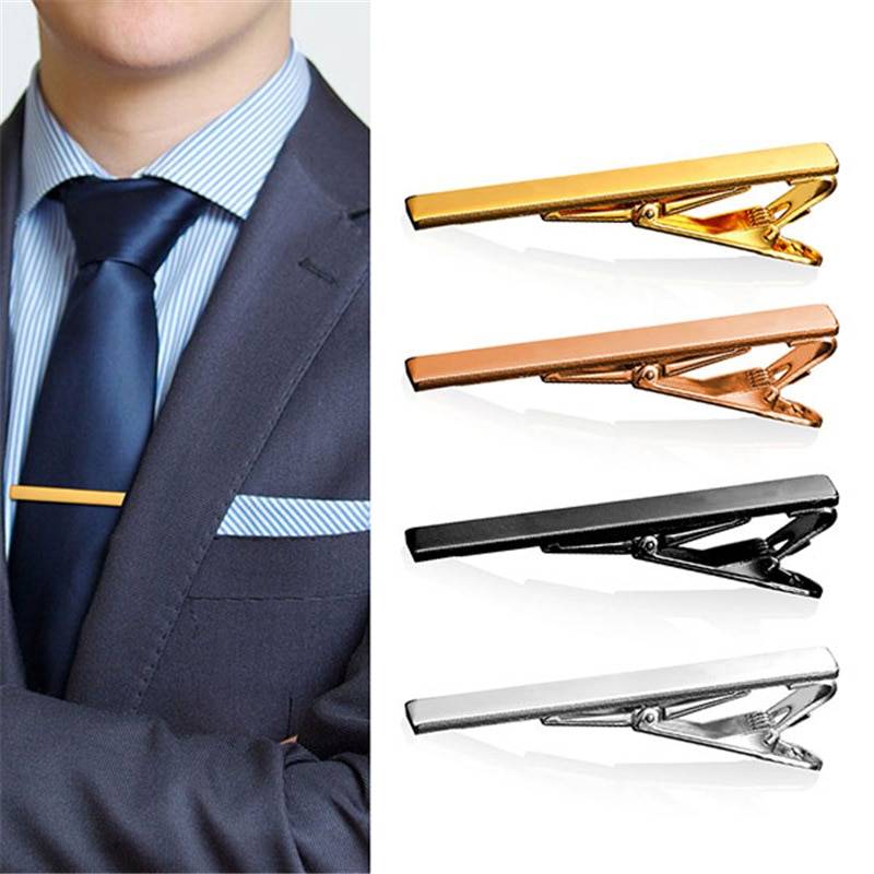 Set of Tie Pins for Any Case Men Jewelry Tie Clips & Cufflinks 