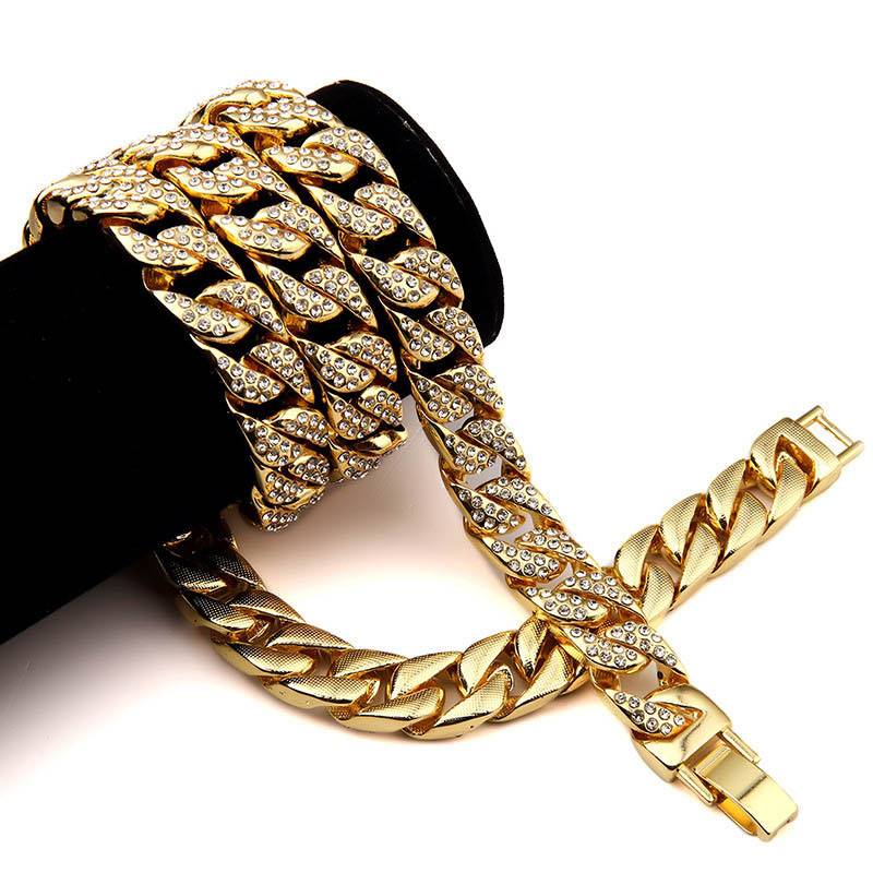 Mr. International - Men's Fashion Iced Out Link Chains