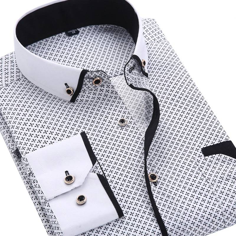 Men's Casual Printed Shirt Men's Clothing & Accessories Shirts 