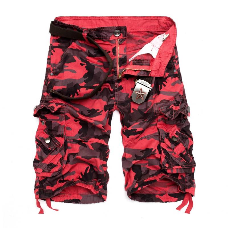 Men's Loose Camouflage Cargo Shorts BOTTOMS Men's Clothing & Accessories Shorts 