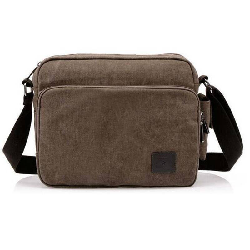 Men's Canvas Shoulder Bag Crossbody Bags Men Bags & Wallets 