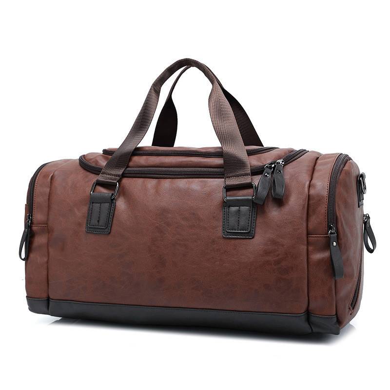 Casual Leather Travel Duffel Bag Luggage & Travel Bags Travel Bags 