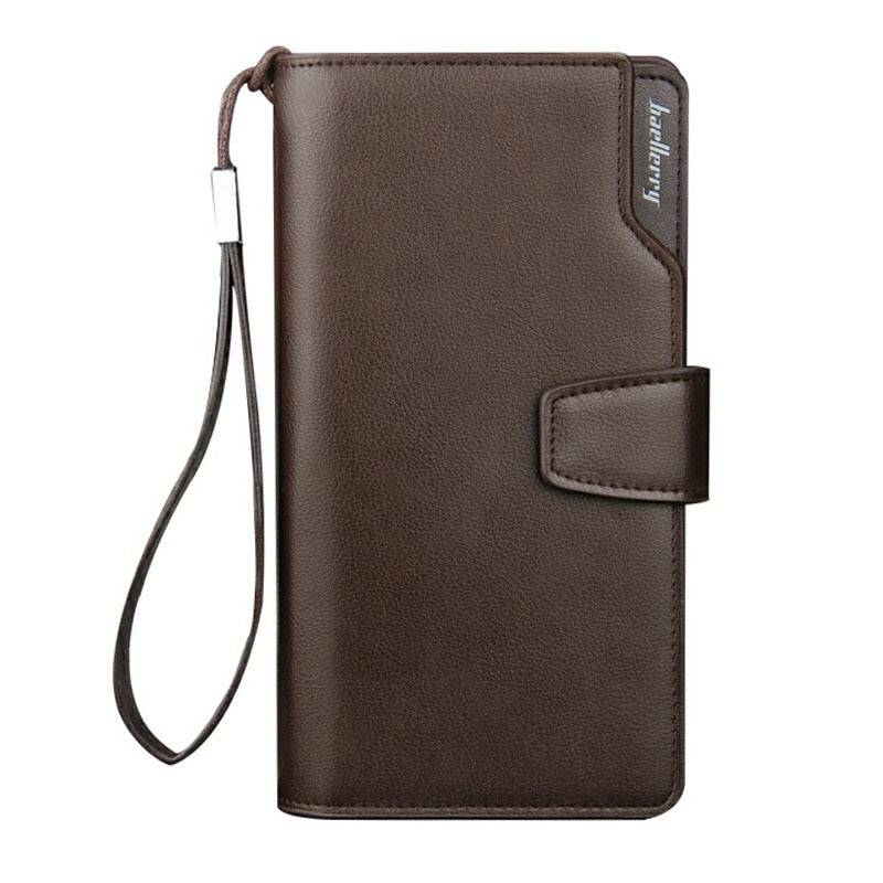 Men's Leather Zipper Wallet Men Bags & Wallets Wallets 