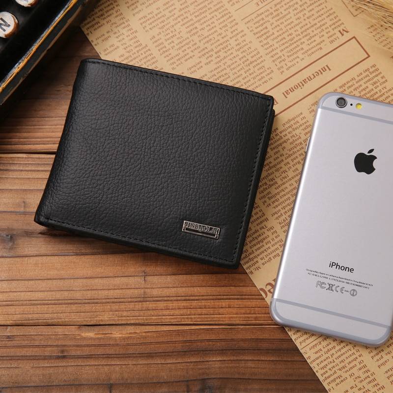 Bi-fold Genuine Leather Wallet for Men Men Bags & Wallets Wallets 