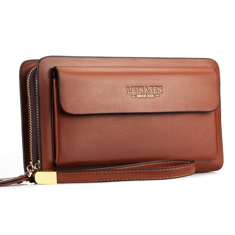 Leather Wristlet for Men Men Bags & Wallets Wallets 