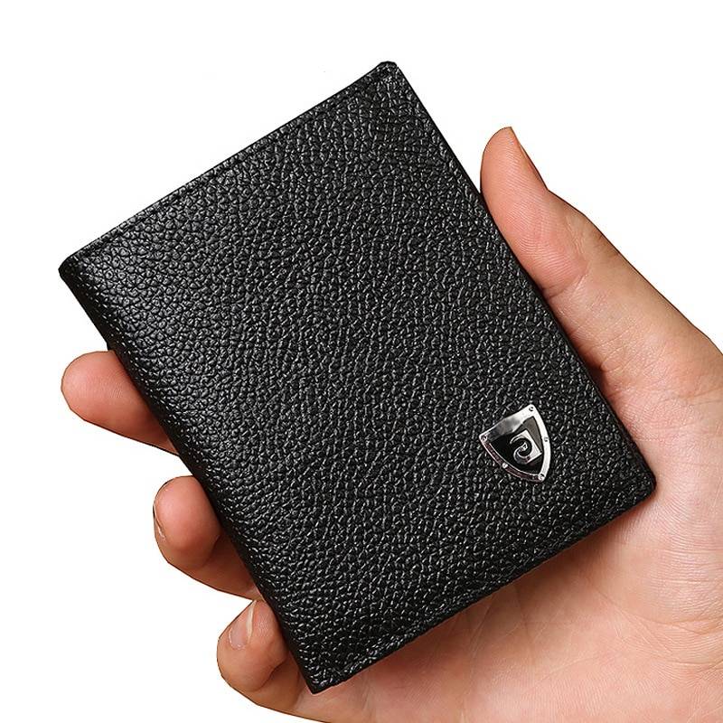 Mr. International | Men's Slim Mini Genuine Leather Wallet