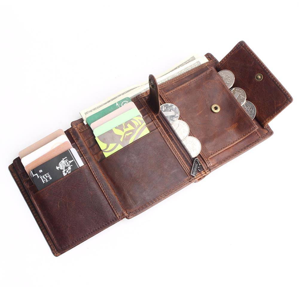 Mr. International - Retro Genuine Leather Wallet for Men