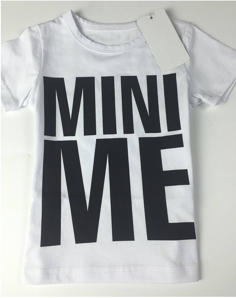 Me and Mini Me Printed Cotton T-Shirt Matching Outfits 