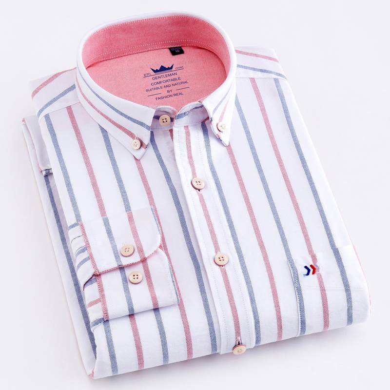 Men's Formal Striped Cotton Shirts Men's Clothing & Accessories Shirts 