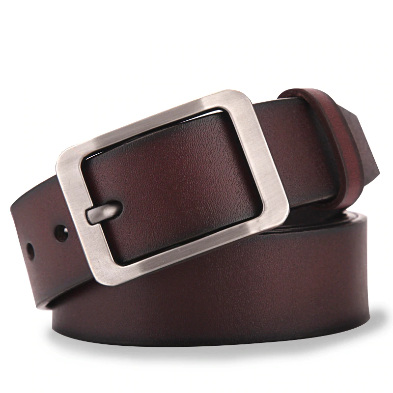Mr. International - Simple Genuine Leather Belt for Men