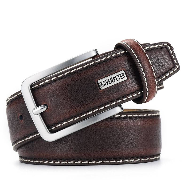 Mr. International - Men's Vintage Leather Belt