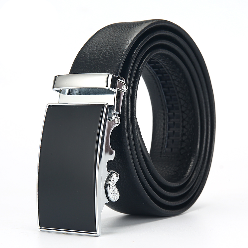Classy Genuine Leather Belt for Men with Automatic Buckle Accessories Belts Men's Clothing & Accessories 