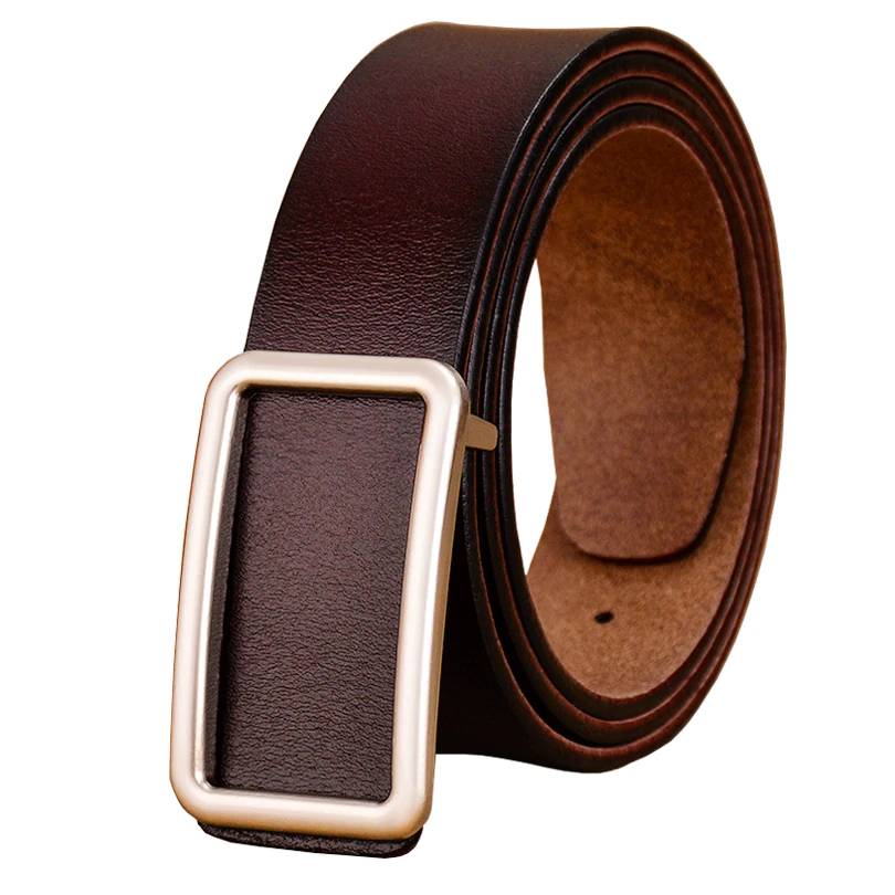 Leather Belts with Metal Buckle for Men Accessories Belts Men's Clothing & Accessories 