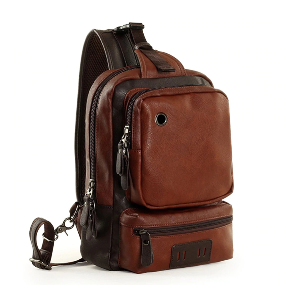 Casual Faux Leather Shoulder Bag for Men Backpacks Men Bags & Wallets Casual Faux Leather Shoulder Bag for Men Backpacks Men Bags & Wallets