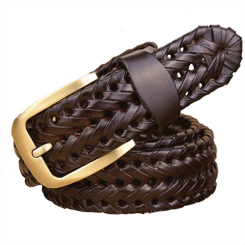 Mr. International - Braided Leather Men's Belt