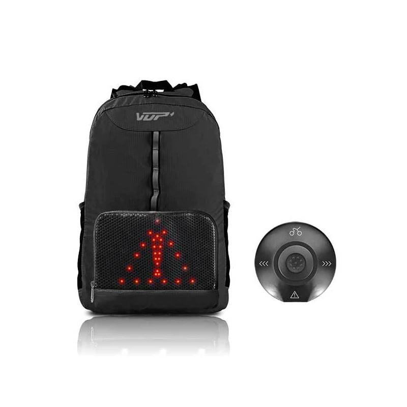 Waterproof Smart Backpack with Decorative LED Lights and Playback Control Buttons Backpacks Men Bags & Wallets 