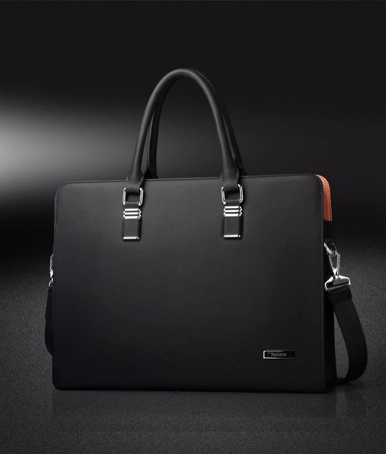 Laconic Style Briefcase For Men Briefcases Men Bags & Wallets 