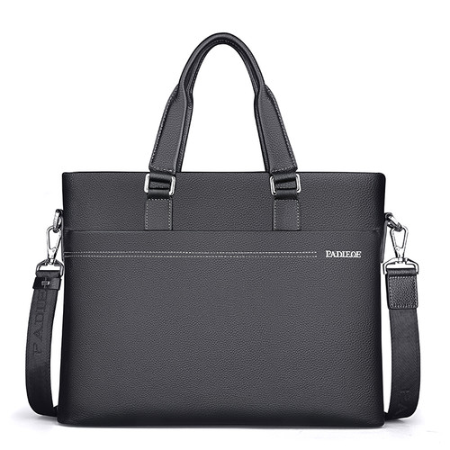 Mr. International - Men's High Quality Leather Briefcase