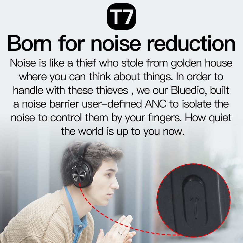 Mr. International - Bluedio T7 Bluetooth Headphones Active Noise ...