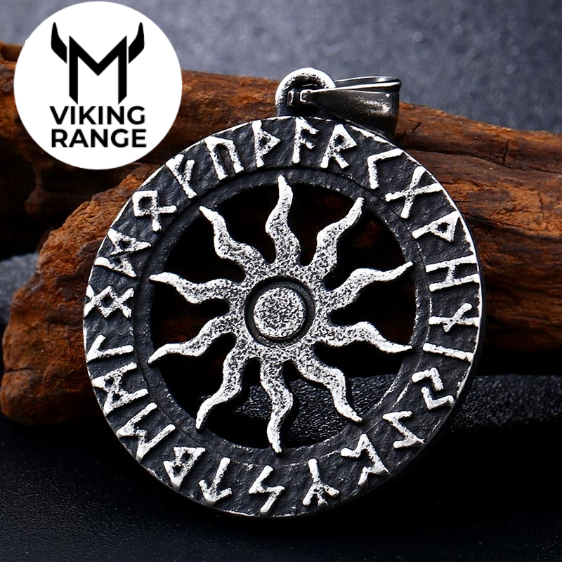 Mr. International - Norse Vikings Solar Symbol Pendant