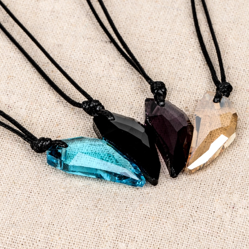 Men's Crystal Wolf Tooth Pendant Necklace Men Jewelry Necklaces 