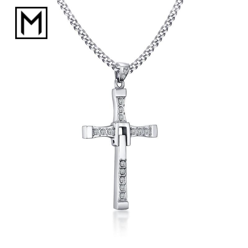 Mr. International - 316l Stainless Steel Cross Necklace and Pendant