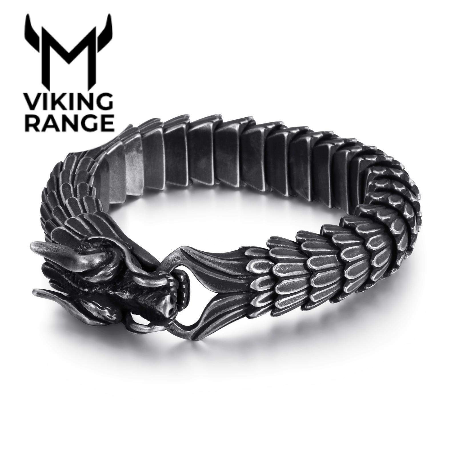 Sleeping Dragon Link Chain Bracelet Bracelets Men Jewelry 