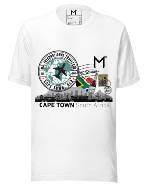 Cape Town unisex t-shirt memorabilia apparel by Mr. International