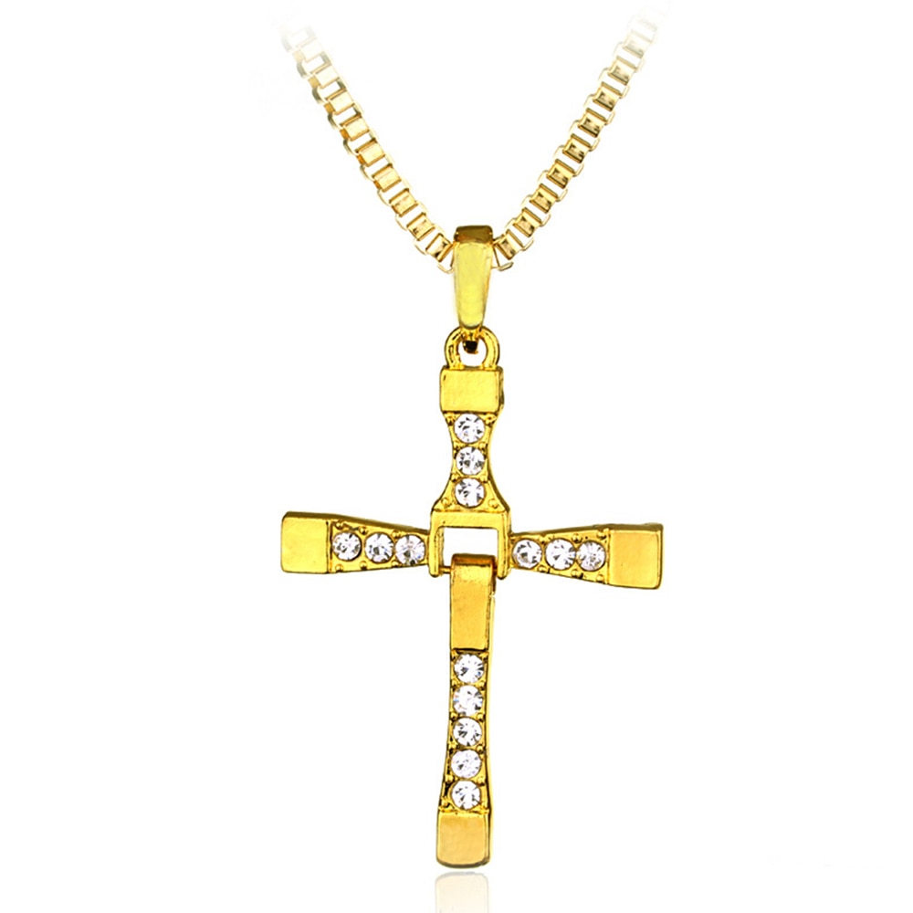 Men's Cross Shaped Pendant Necklace Apparel & Accessories Bracelets Jewelry 