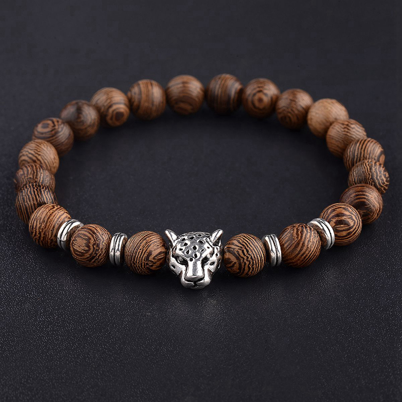201-6aca6bb0d696e4ada222dbfff9a92b32.jpg Men's Cross Decorated Beads Bracelet Apparel & Accessories Bracelets Jewelry