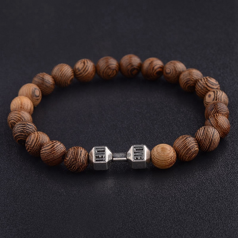 201-9135f0512c06c2446234a2d3272f3ffe.jpg Men's Cross Decorated Beads Bracelet Apparel & Accessories Bracelets Jewelry