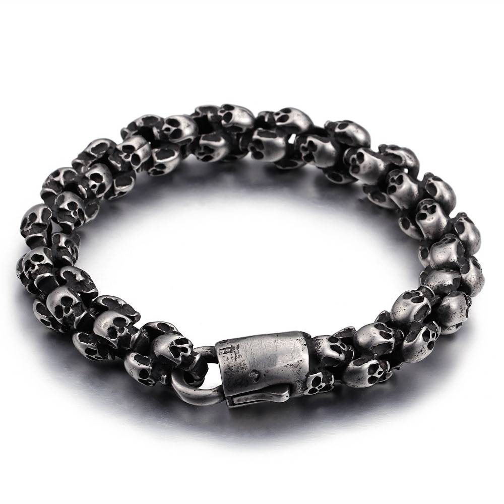 Men's Skulls Shaped Bracelet Bracelets Men Jewelry 