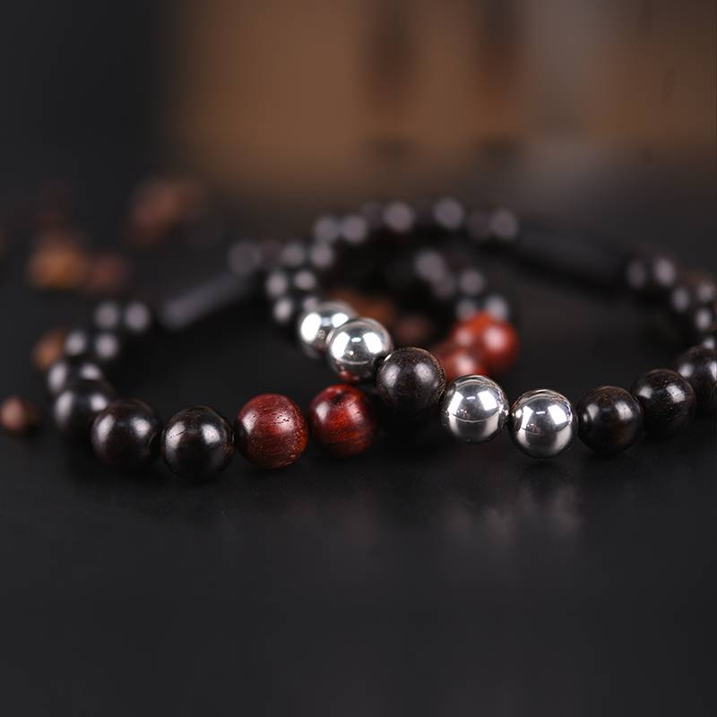 Wooden Bead Bracelet for Men