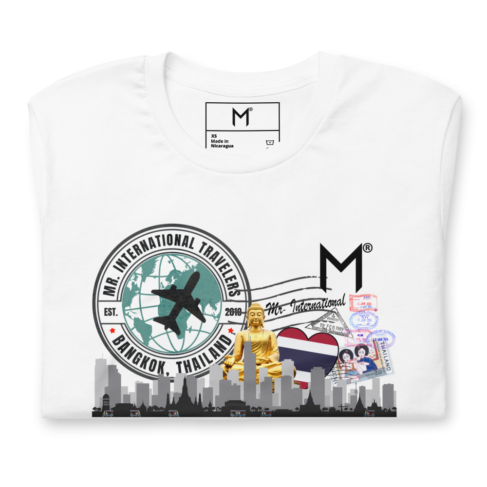 Bangkok Thailand Souvenir T-Shirt – Unisex Travel Memorabilia Tee | Mr. International Apparel & Accessories Clothing M® Shirts & Tops Tops & Tees 
